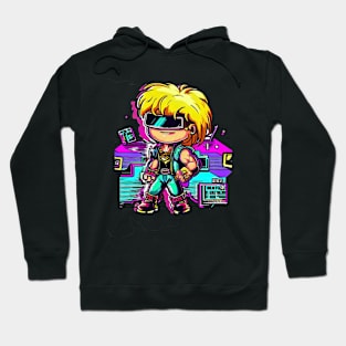 Cyberpunk Cartoon Character Hoodie